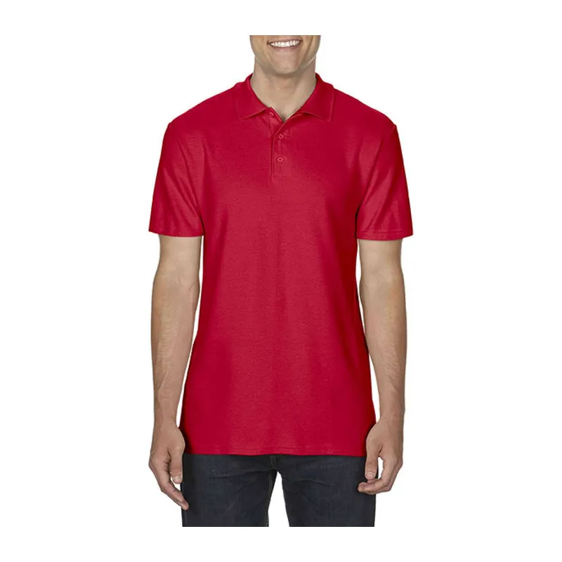 SOFTSTYLE® POLO PRO DOSPĚLÉ S DVOJITÝM PIQUÉ