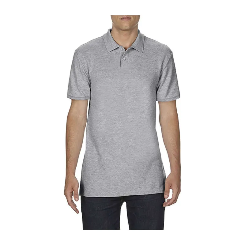 SOFTSTYLE® POLO PRO DOSPĚLÉ S DVOJITÝM PIQUÉ