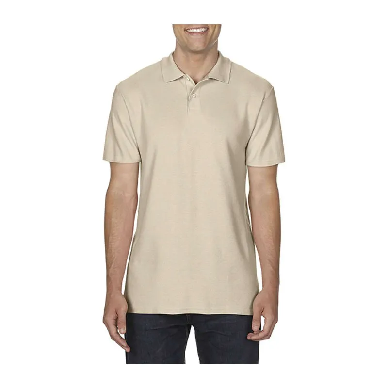 SOFTSTYLE® POLO PRO DOSPĚLÉ S DVOJITÝM PIQUÉ