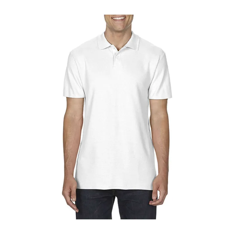 SOFTSTYLE® POLO PRO DOSPĚLÉ S DVOJITÝM PIQUÉ