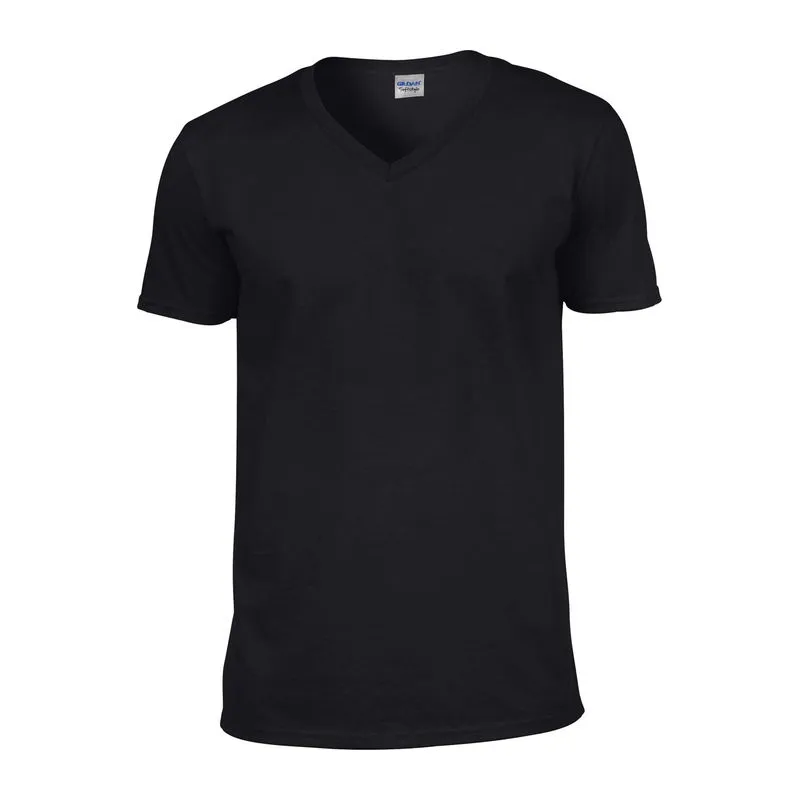 SOFTSTYLE® tričko pro dospělé s véčkovým výstřihem