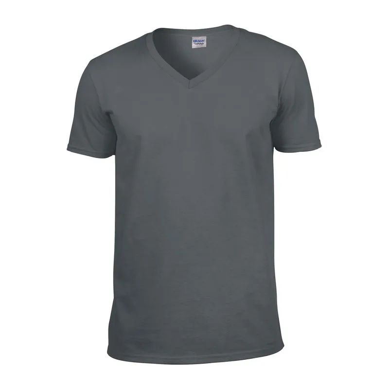 SOFTSTYLE® tričko pro dospělé s véčkovým výstřihem