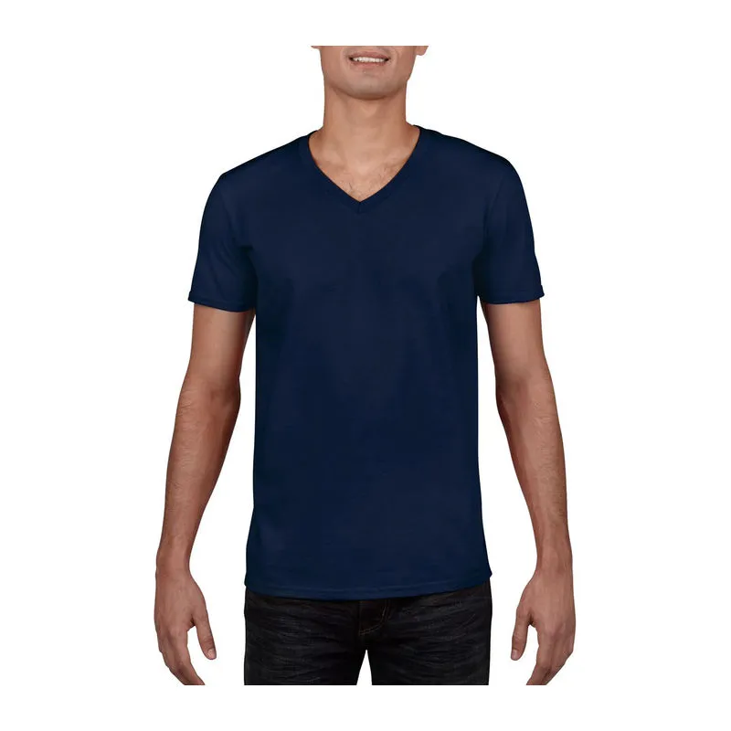 SOFTSTYLE® tričko pro dospělé s véčkovým výstřihem