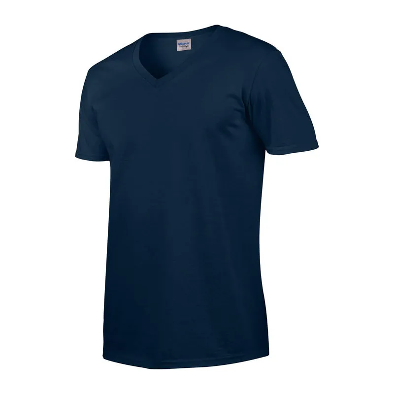 SOFTSTYLE® tričko pro dospělé s véčkovým výstřihem