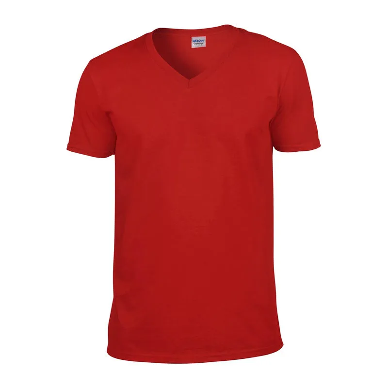 SOFTSTYLE® tričko pro dospělé s véčkovým výstřihem