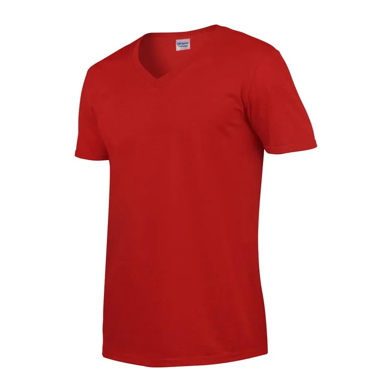 SOFTSTYLE® tričko pro dospělé s véčkovým výstřihem