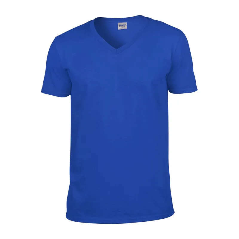 SOFTSTYLE® tričko pro dospělé s véčkovým výstřihem