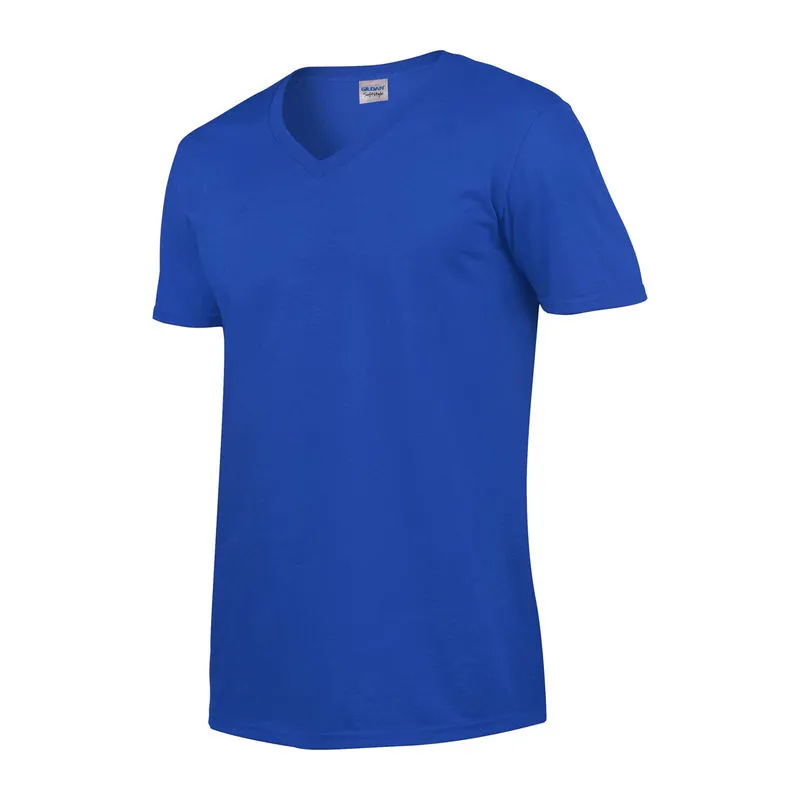 SOFTSTYLE® tričko pro dospělé s véčkovým výstřihem