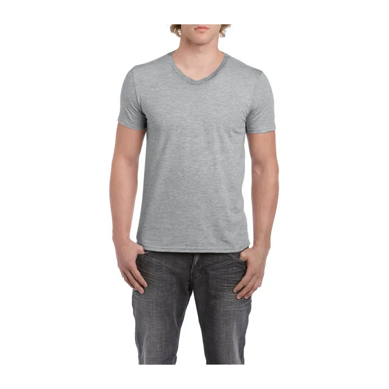 SOFTSTYLE® tričko pro dospělé s véčkovým výstřihem