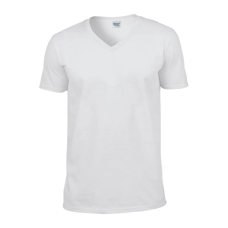 SOFTSTYLE® tričko pro dospělé s véčkovým výstřihem