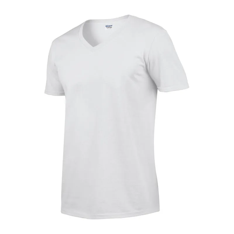 SOFTSTYLE® tričko pro dospělé s véčkovým výstřihem