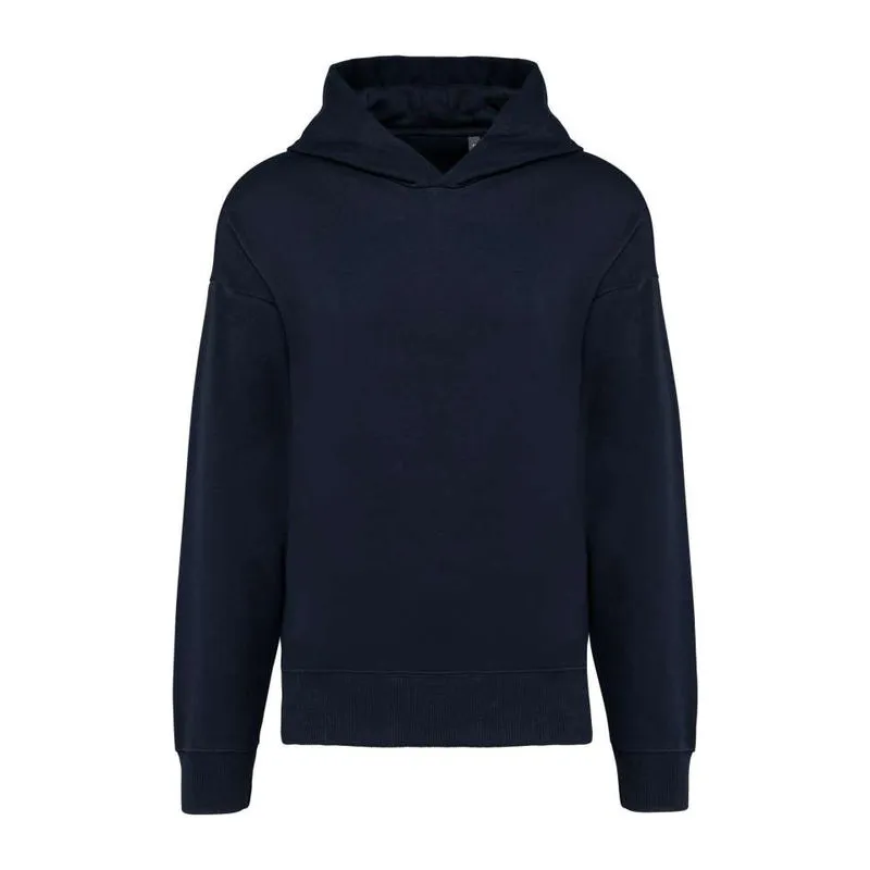 Unisex oversize mikina s kapucí a fleecovou podšív