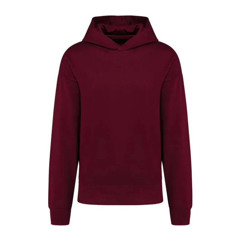 Unisex oversize mikina s kapucí a fleecovou podšív