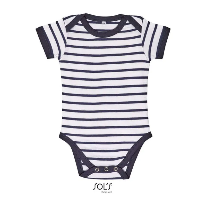 SOL'S Miles Baby proužkované body