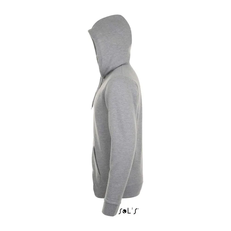 SOL'S Stone unisex rozepínací mikina s kapucí