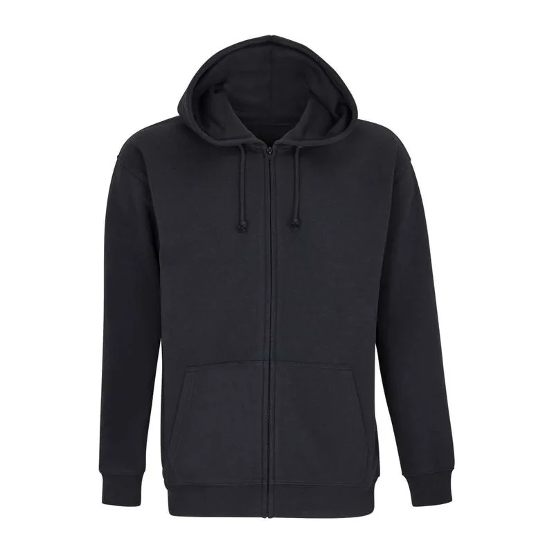 SOL'S Carter unisex mikina na celopropínací zip