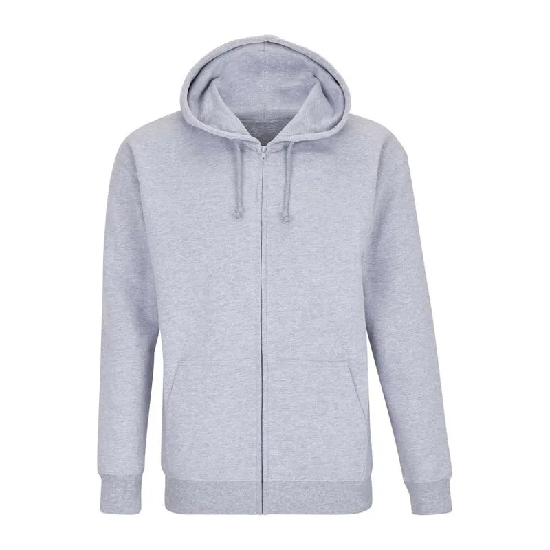 SOL'S Carter unisex mikina na celopropínací zip