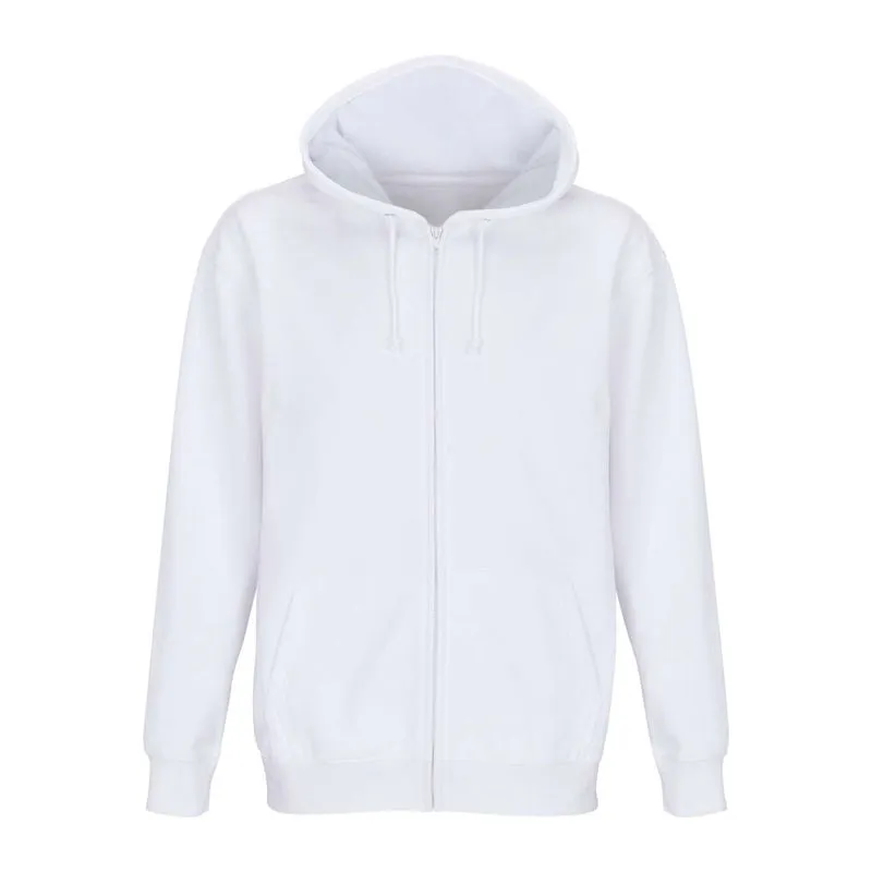 SOL'S Carter unisex mikina na celopropínací zip