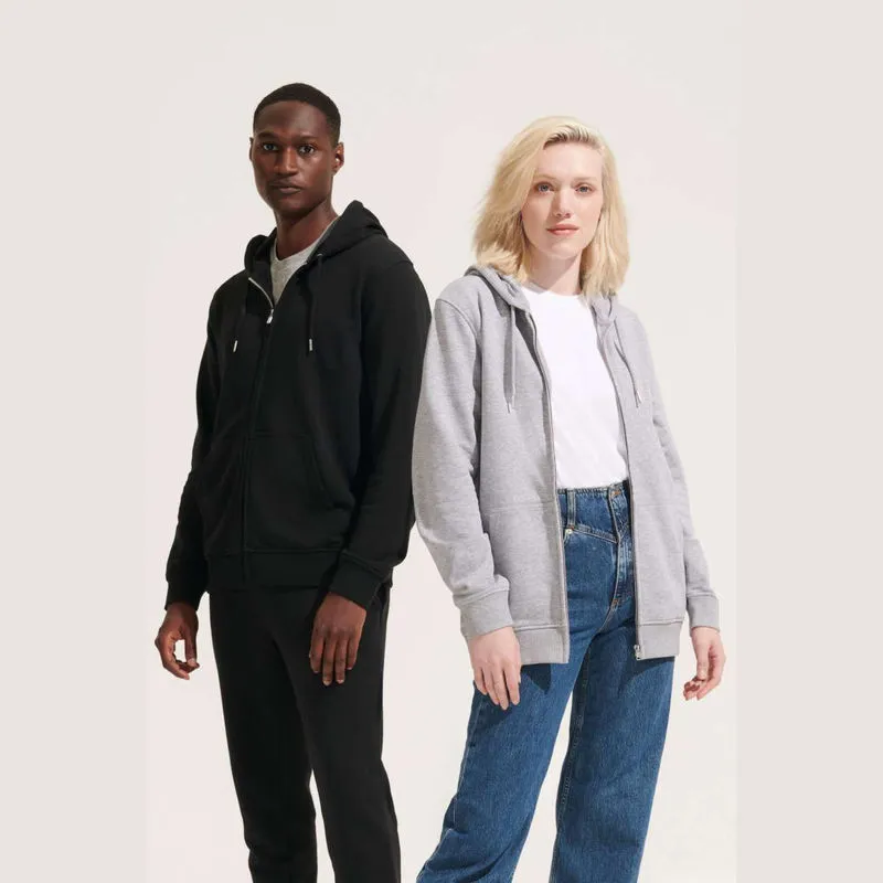 SOL'S Calipso unisex mikina na celý zip