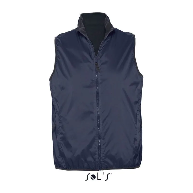 SOL'S WIinner unisex oboustranná vesta s kontrastn