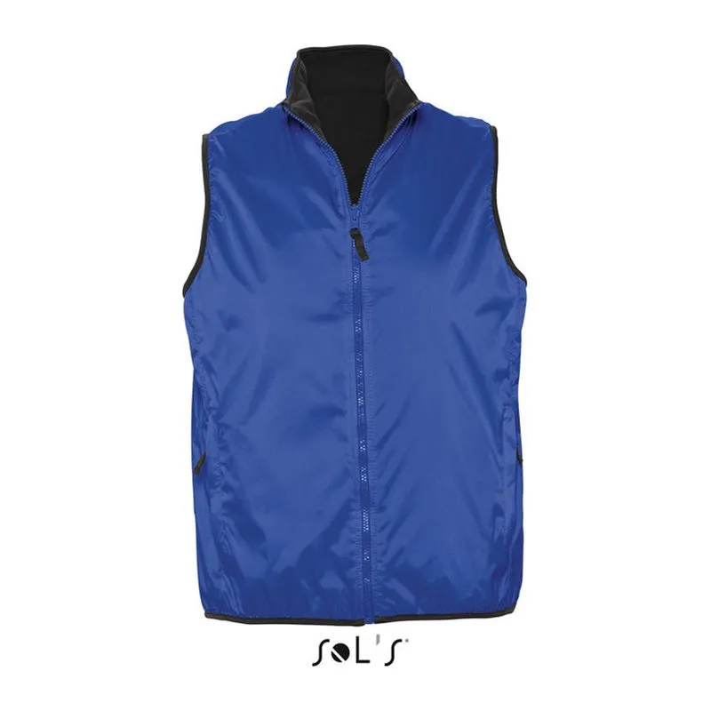 SOL'S WIinner unisex oboustranná vesta s kontrastn