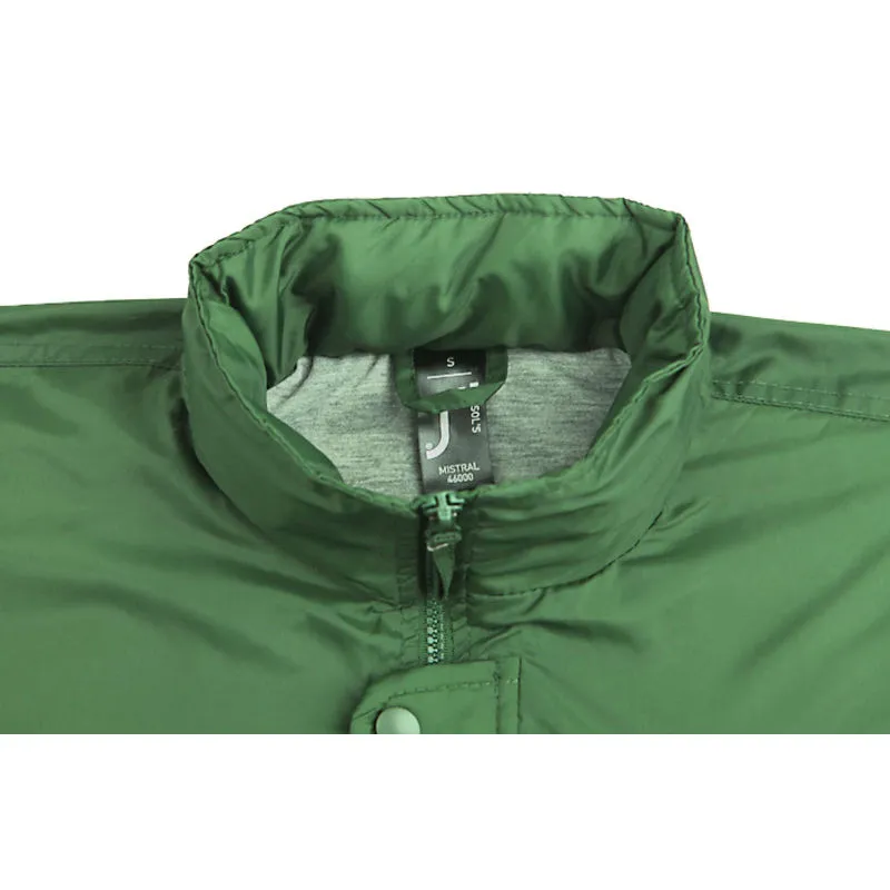 SOL'S Mistral voděodpudivá větrovka s jersey podší
