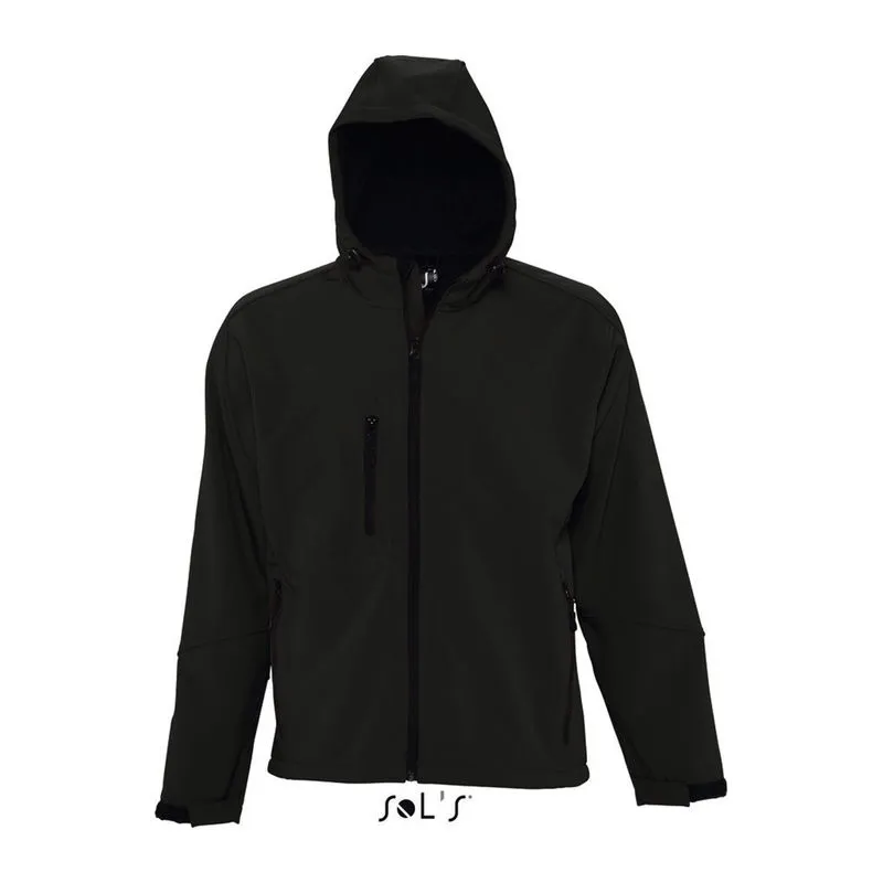 SOL'S Replay Men pánský softshell s kapucí
