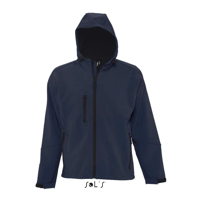 SOL'S Replay Men pánský softshell s kapucí