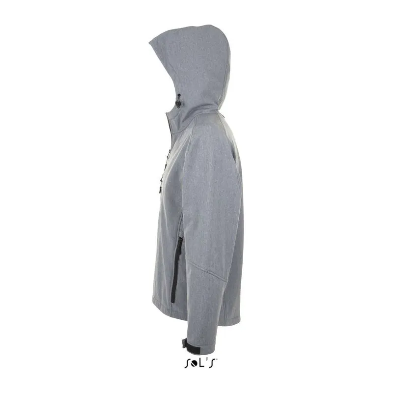 SOL'S Replay Men pánský softshell s kapucí