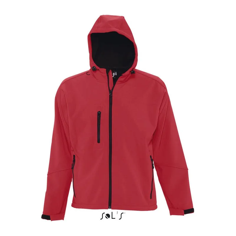 SOL'S Replay Men pánský softshell s kapucí
