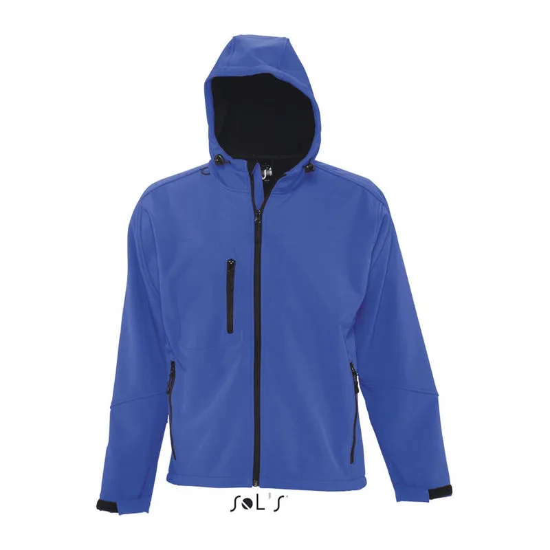 SOL'S Replay Men pánský softshell s kapucí
