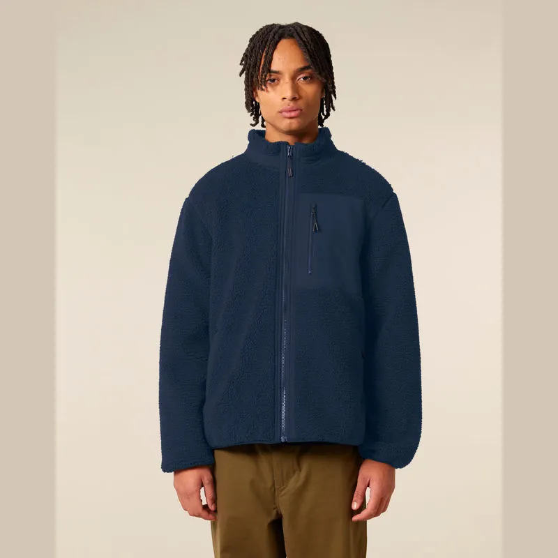 Brooker unisex relaxed fit sherpa bunda