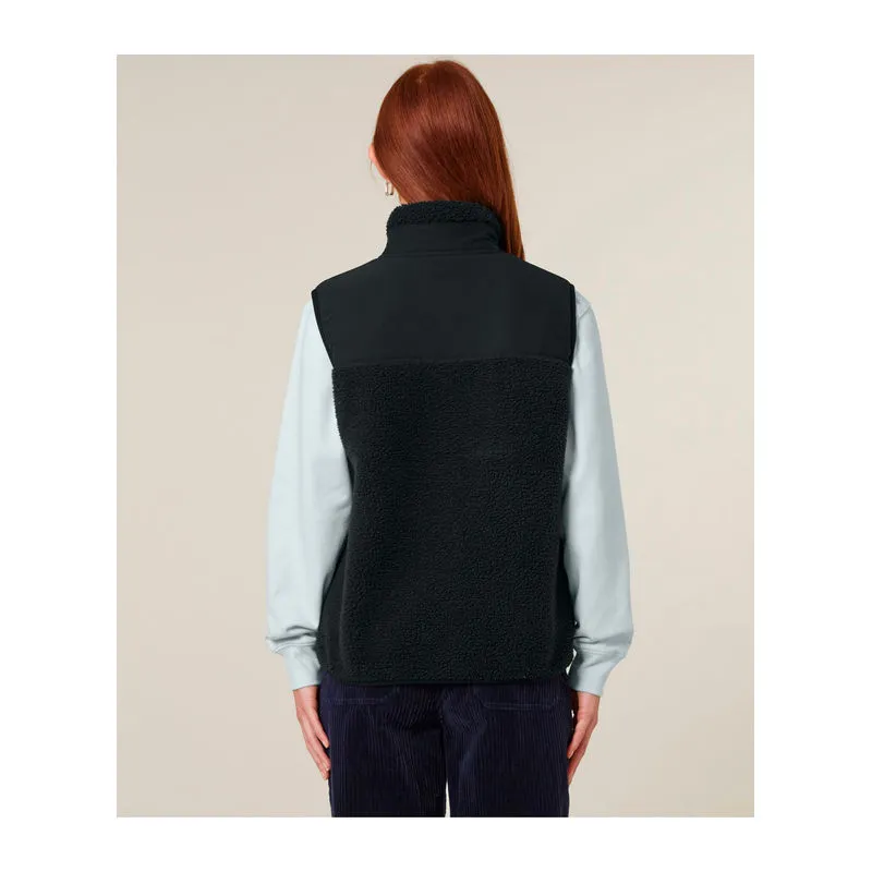 Liner unisex sherpa bunda bez rukávů