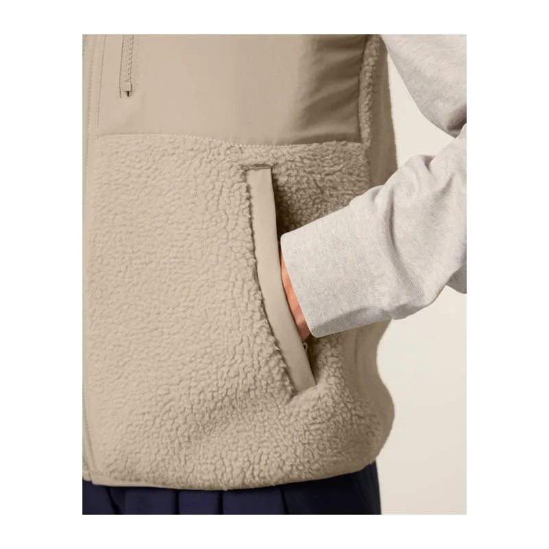 Liner unisex sherpa bunda bez rukávů