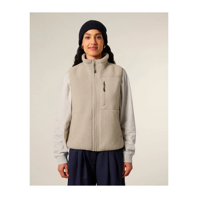 Liner unisex sherpa bunda bez rukávů