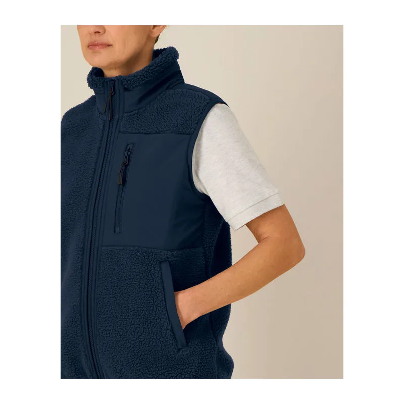 Liner unisex sherpa bunda bez rukávů