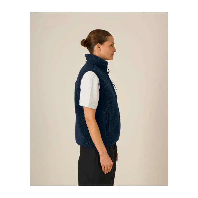 Liner unisex sherpa bunda bez rukávů