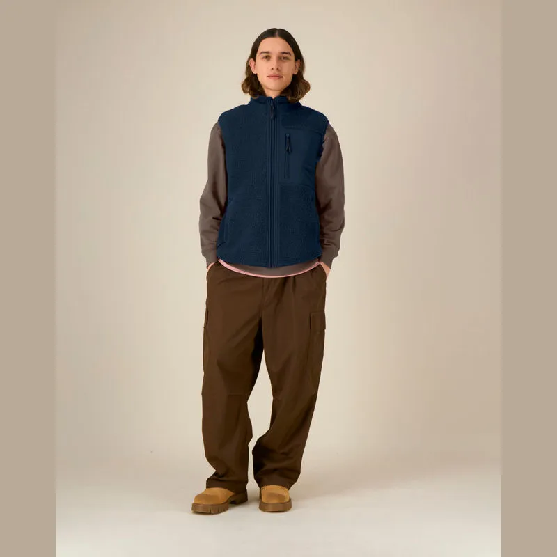Liner unisex sherpa bunda bez rukávů
