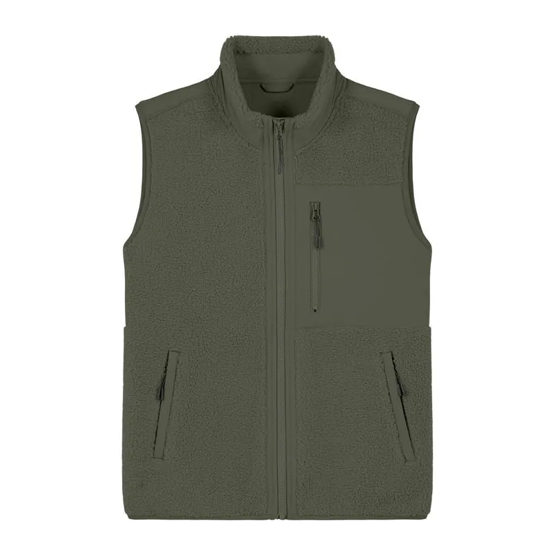 Liner unisex sherpa bunda bez rukávů