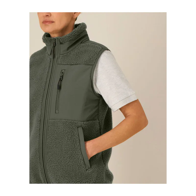 Liner unisex sherpa bunda bez rukávů