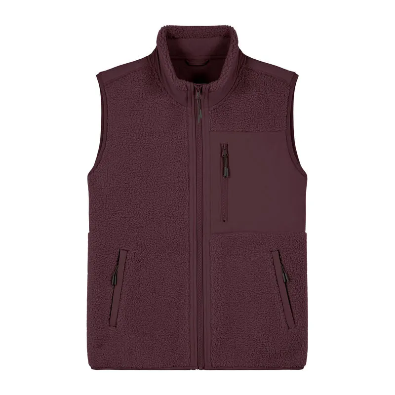 Liner unisex sherpa bunda bez rukávů