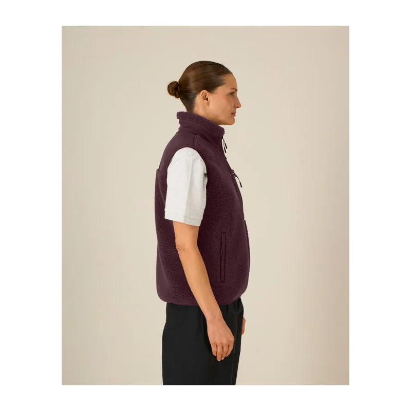 Liner unisex sherpa bunda bez rukávů