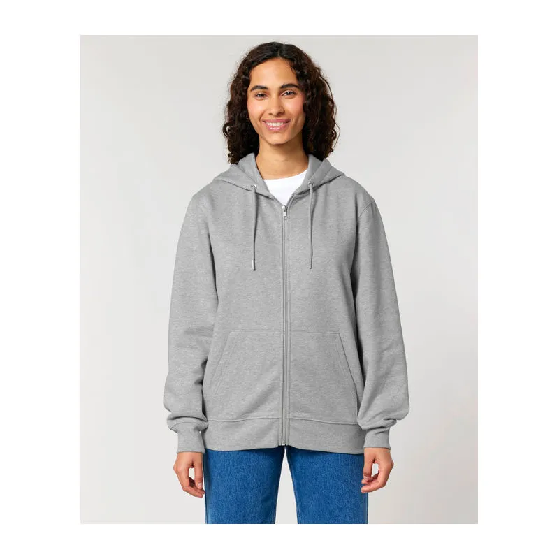 Cultivator 2.0 unisex mikina na zip s kapucí