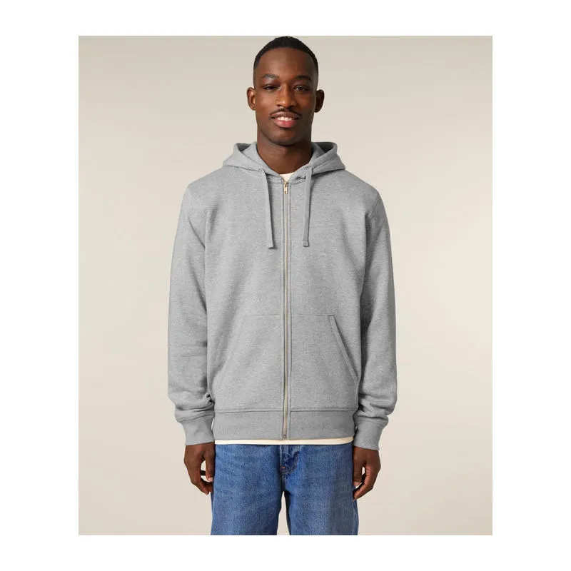 Mixer unisex mikina na zip s kapucí