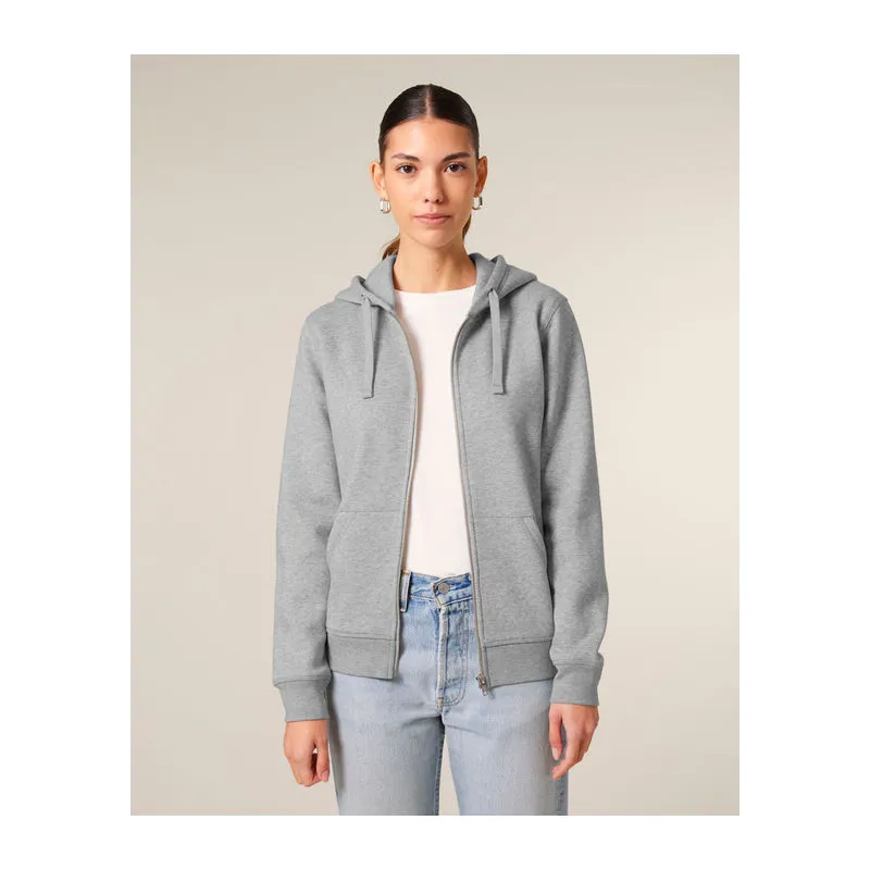 Mixer unisex mikina na zip s kapucí