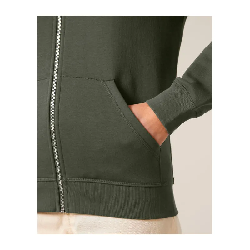 Mixer unisex mikina na zip s kapucí
