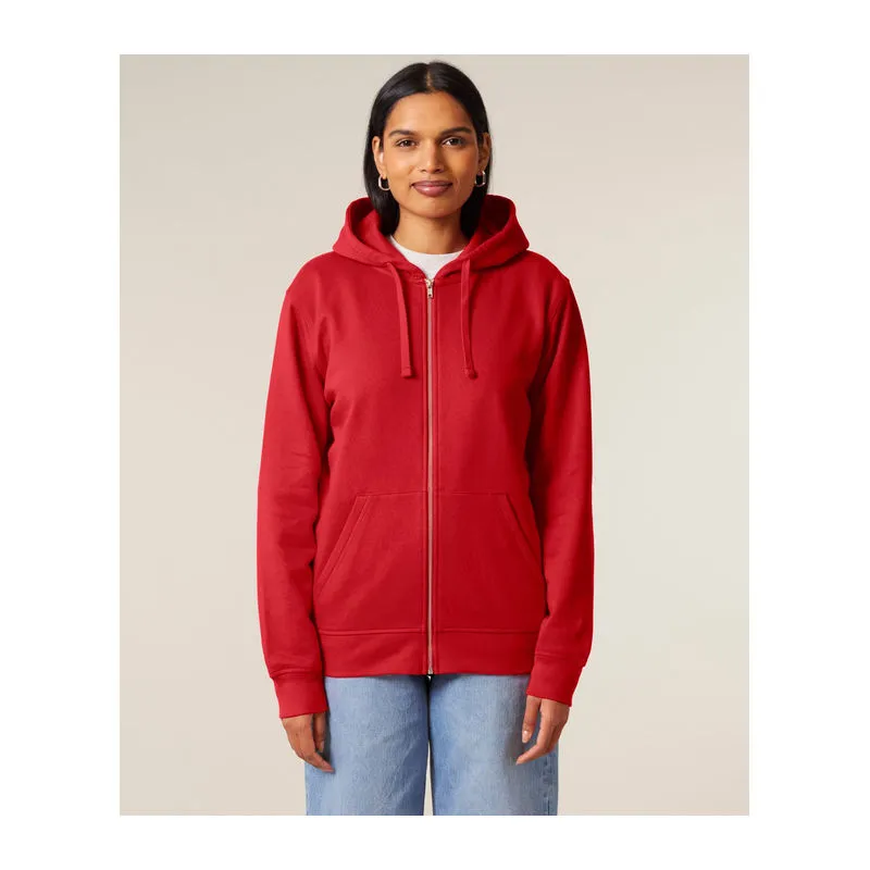 Mixer unisex mikina na zip s kapucí