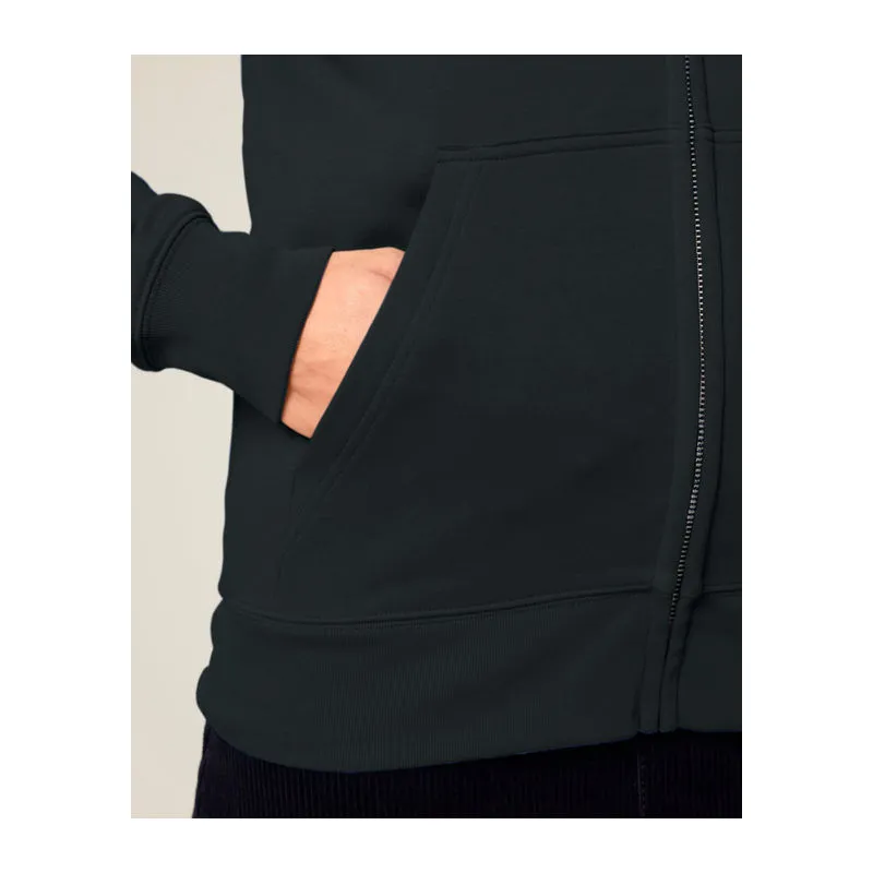 Connector 2.0 unisex medium fit mikina na zip s ka