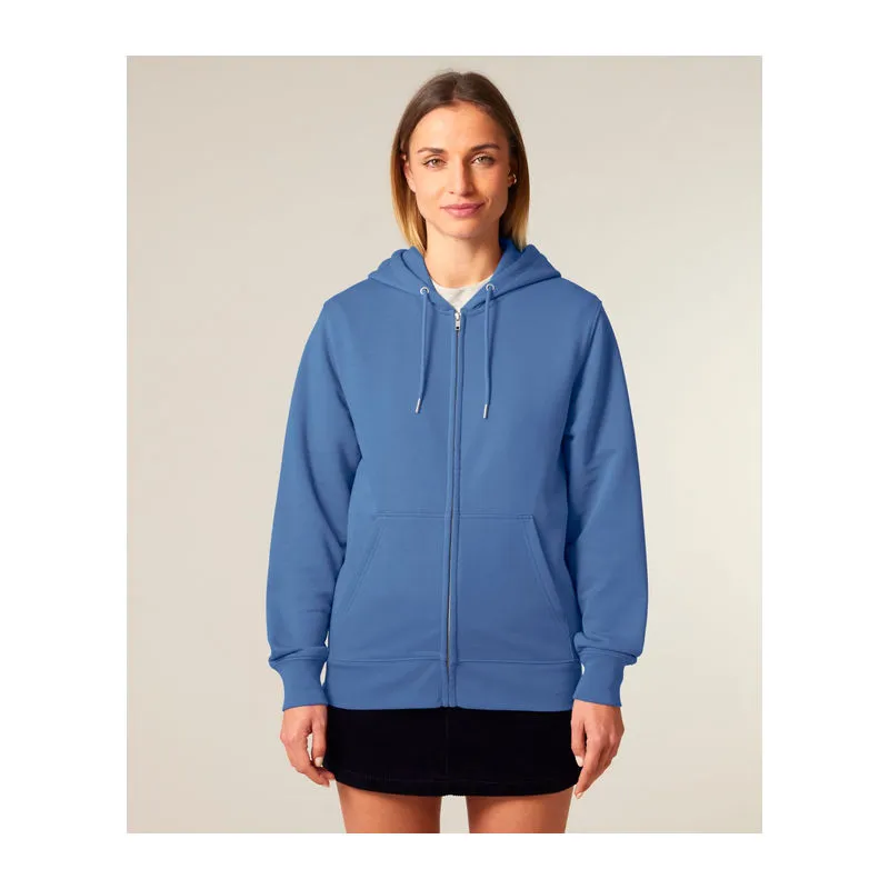 Connector 2.0 unisex medium fit mikina na zip s ka