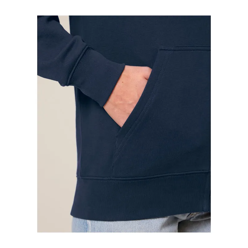 Connector 2.0 unisex medium fit mikina na zip s ka